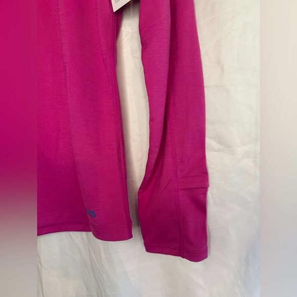 Hot Chillys Women’s long sleeve hooded Top with thumb holes New With Tag size M - Picture 3 of 10